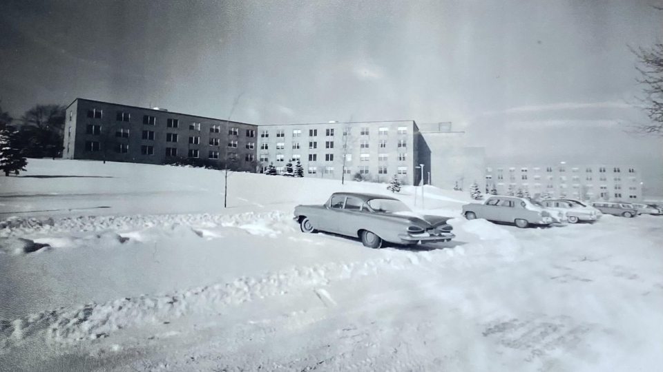 Photo of the arboretum during the 1950s