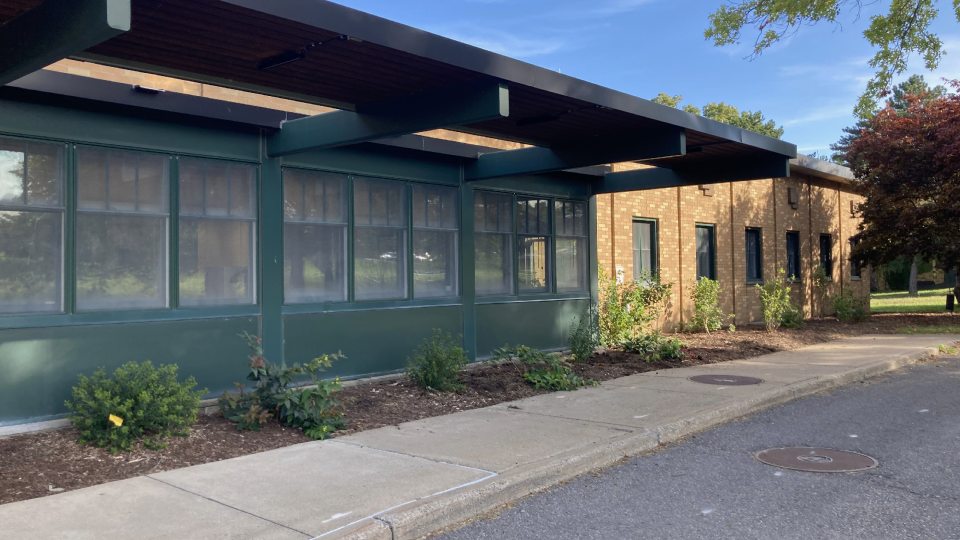 Pollinator bed at Mary Walker Health Center