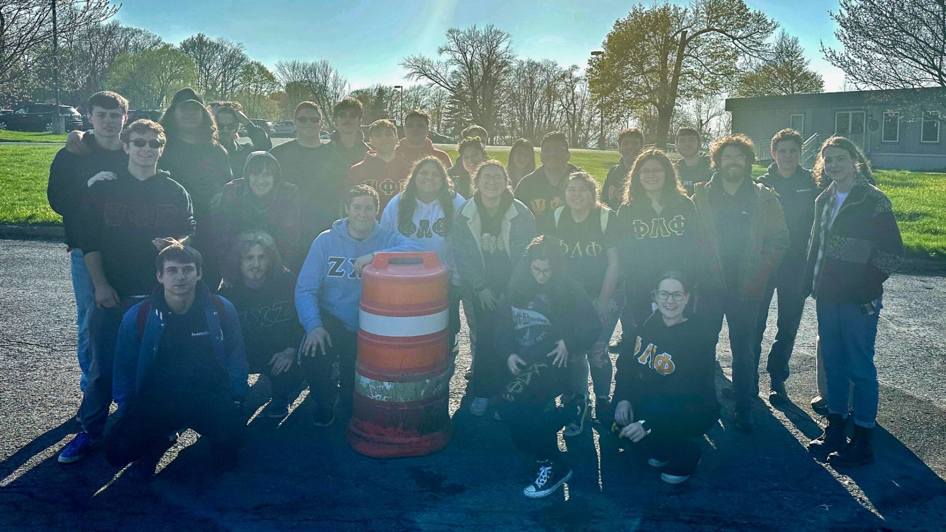 Staff and Volunteers at a Shining waters event in late spring
