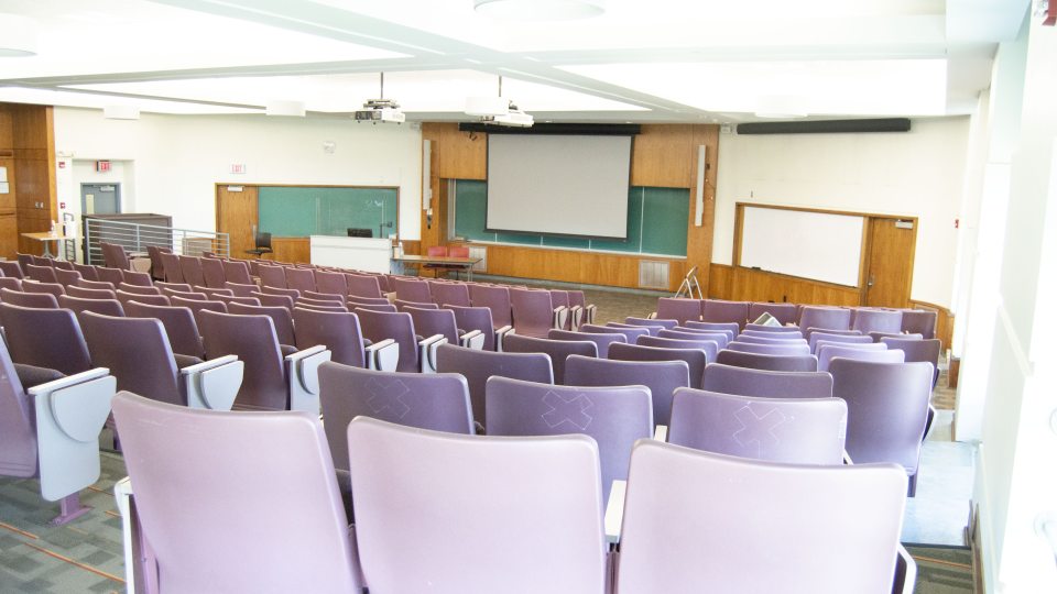 auditorium-style classroom