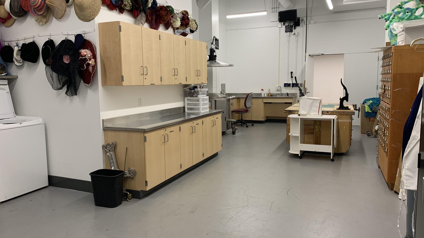 Craft room at Theatre Support Spaces