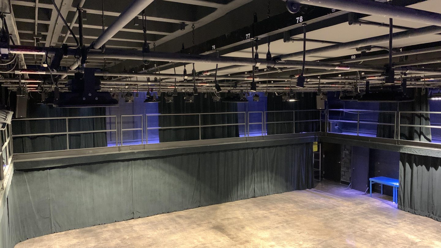 Tyler Lab Theatre space from a higher point of view