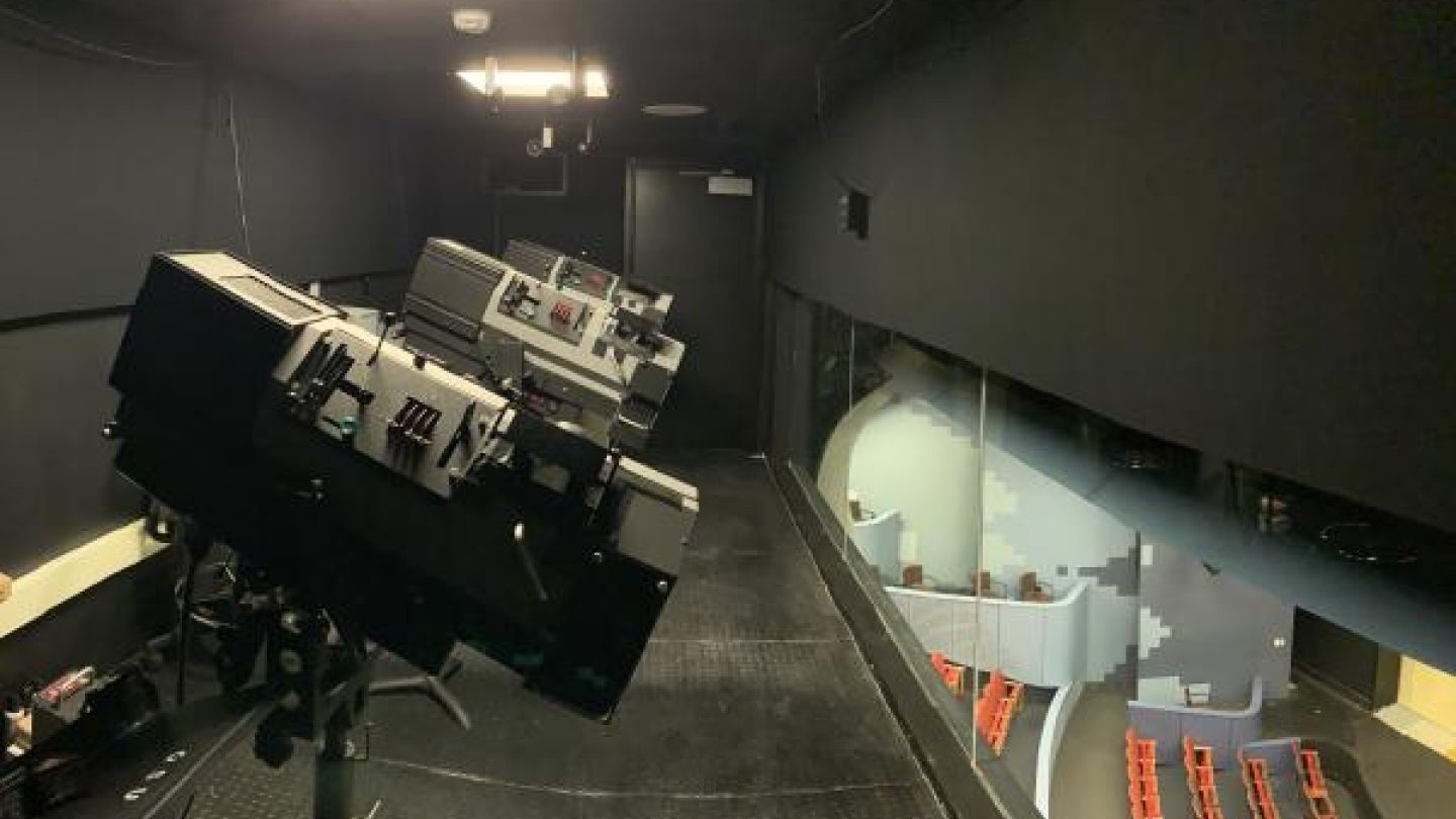 Spot booth at Charlotte Waterman Theatre