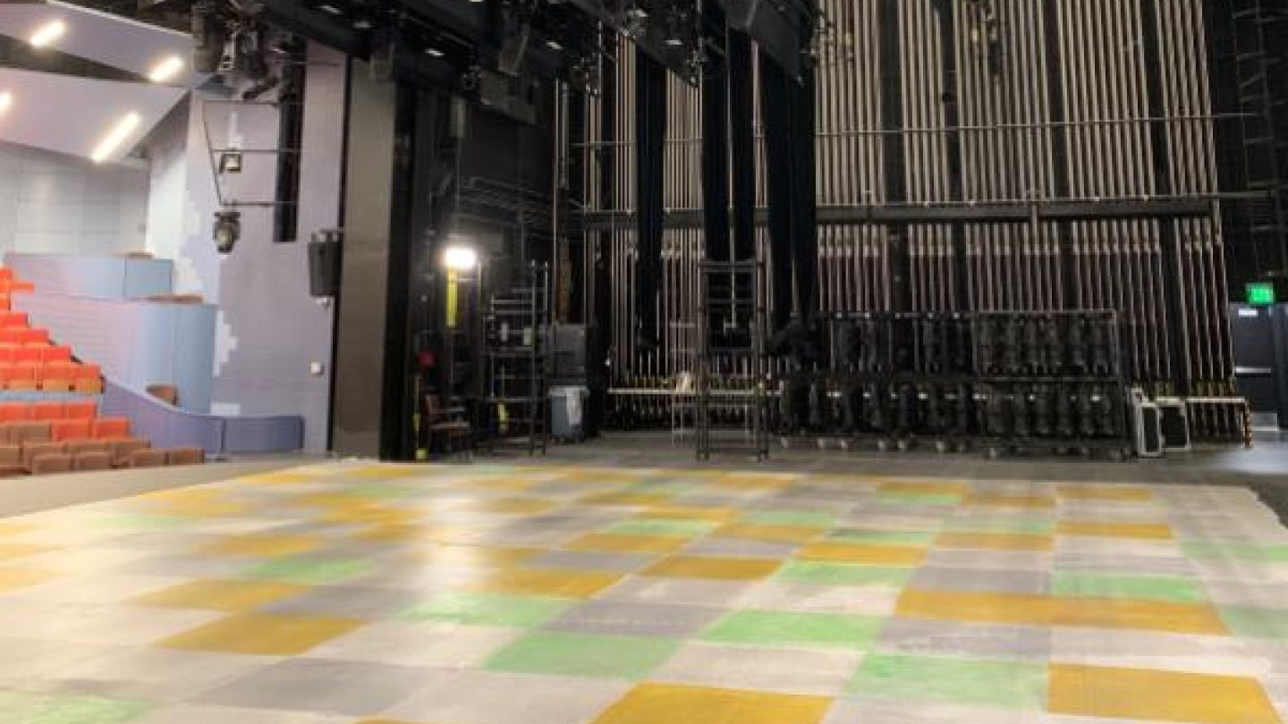 Charlotte Waterman Theatre stage close up