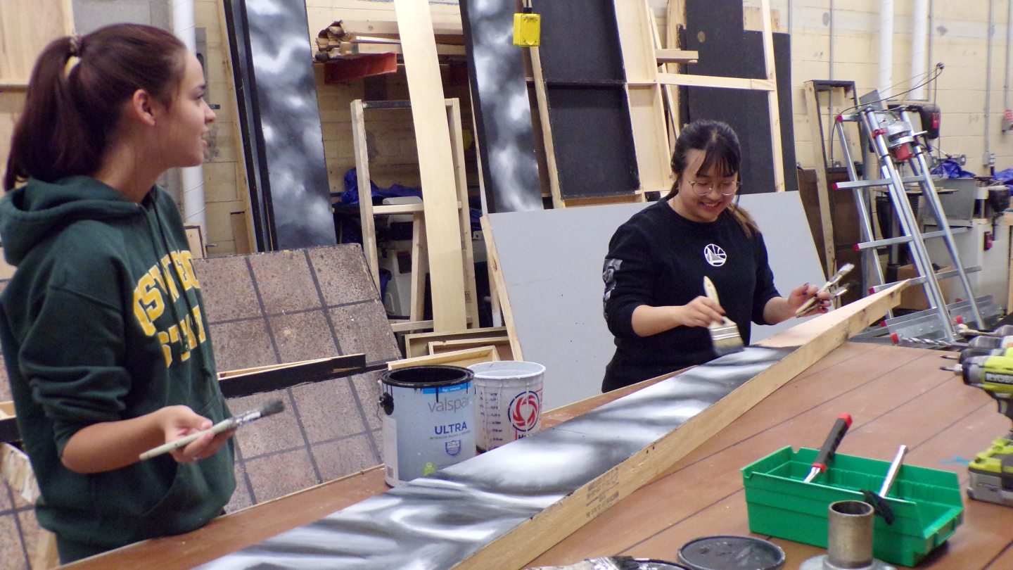 Students Painting