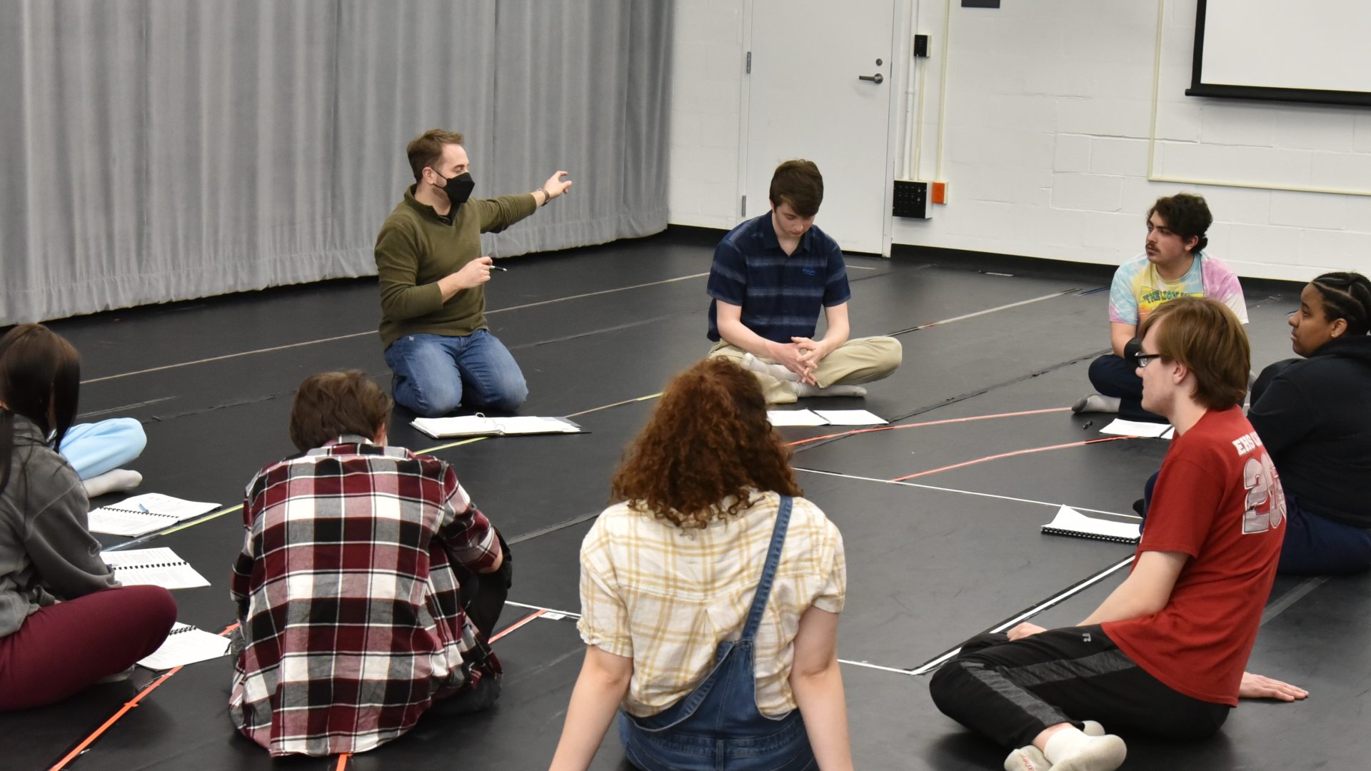 Students in a circle 