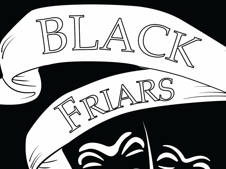 logo of the student organization of Black Friars