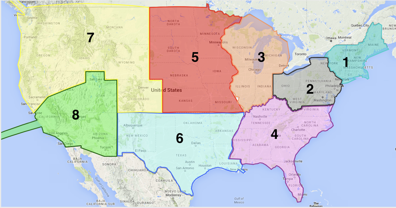 map of the location of KCACTF2 show