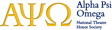 Alpha Psi Omega Logo