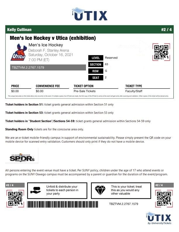 An example of a PDF ticket