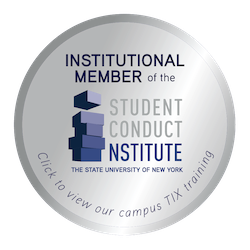 SUNY Student Conduct Institute Badge.