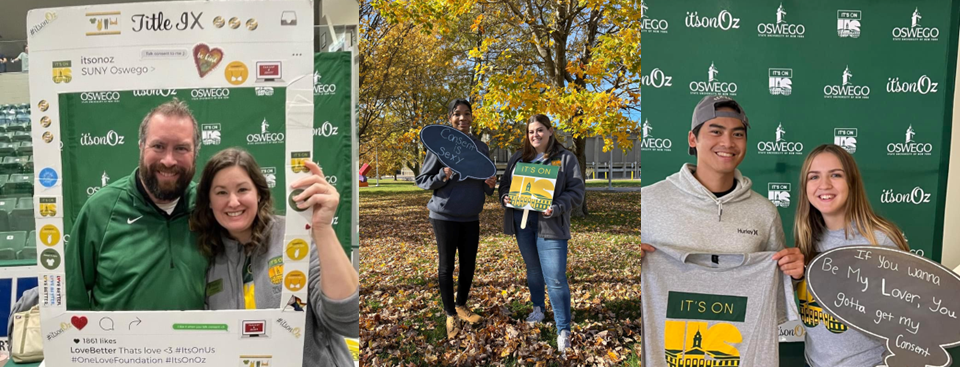 pictures of suny oswego students and employees at prevention programs