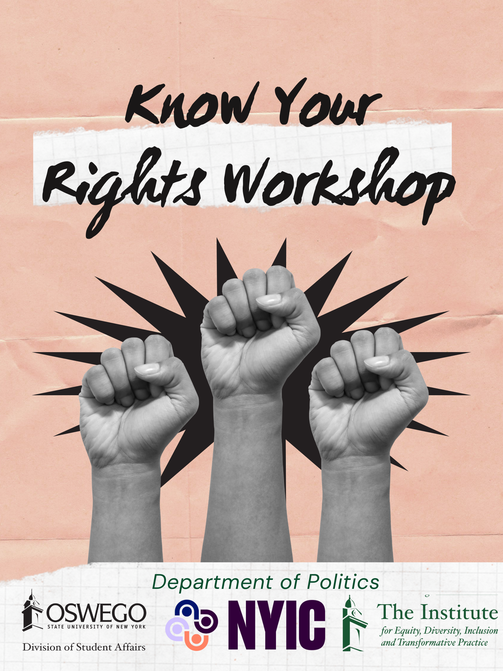 Know your rights poster