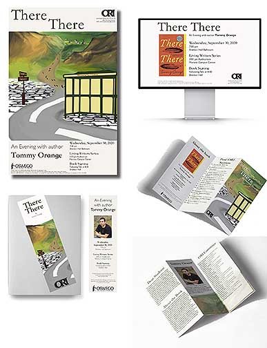 Promotional campaign for ORI that includes Poster, Digital Signage, Brochure, and Bookmark.