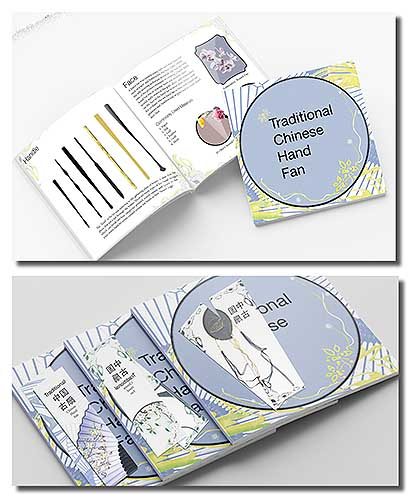 Informational Booklet about traditional hand fans.