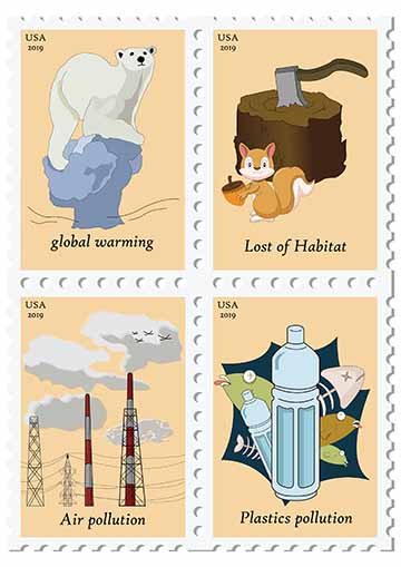 The topic chosen is Environmental pollution protection. (global warming, air pollution, plastic pollution, and animals losing their habitats).
