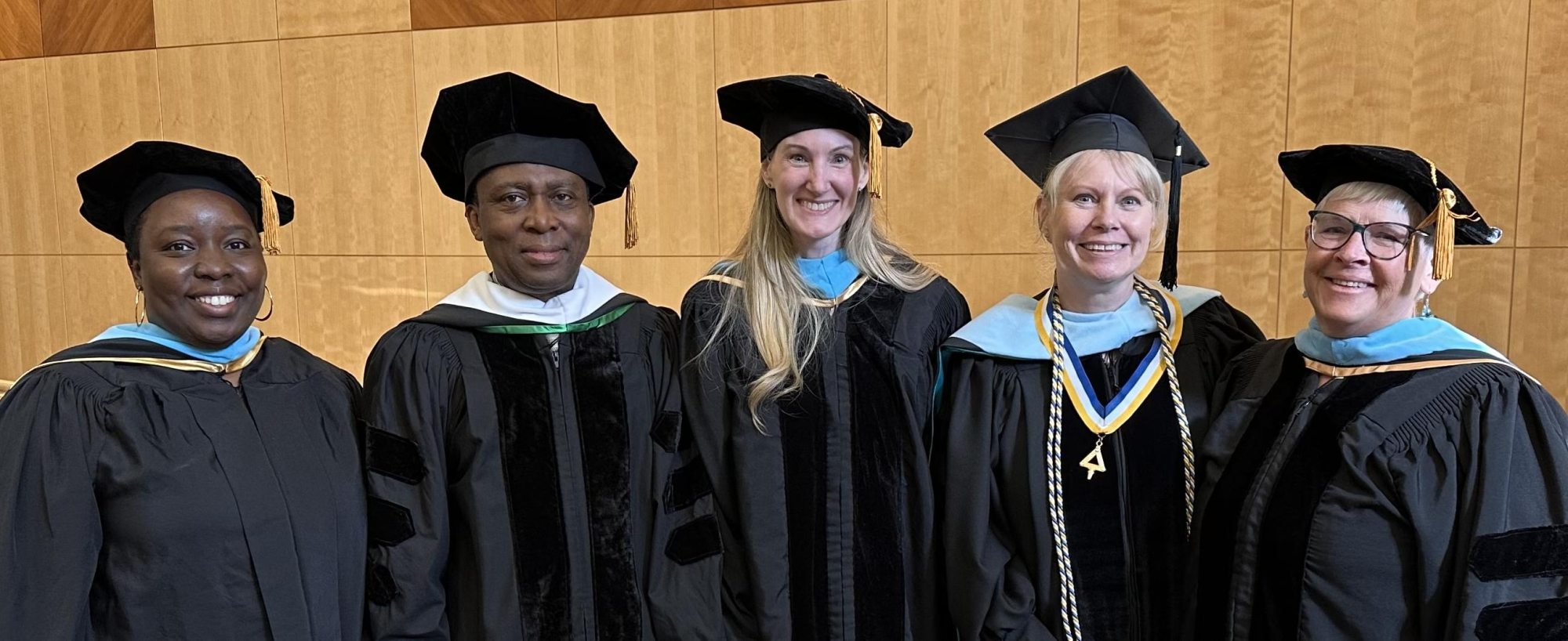 Pictured Left to Right: Mrs. Cynthia Thomas, Dr. Benjamin Ogwo, Dr. Star Matteson, Dr. Donna Matteson, Dr. Jan Woodworth